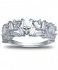 Giani Bernini Cubic Zirconia Baguette Cluster Band in Sterling Silver, Created for Macy's