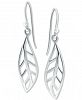 Giani Bernini Leaf Drop Earrings in Sterling Silver, Created for Macy's