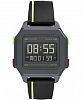 AX Armani Exchange Men's Digital Black Polyurethane Strap Watch 44mm