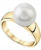 Cultured Freshwater Pearl (10mm) Ring in 14k Gold