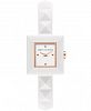 AX Armani Exchange Women's White Silicone Strap Watch 26mm