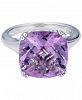 Amethyst Solitaire Statement Ring (10 ct. t. w. ) in Sterling Silver