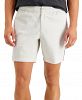 Michael Kors Men's Modern Comfort-Fit Stretch Logo Taped 7" Seersucker Shorts