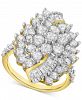 Diamond Cluster Statement Ring (3 ct. t. w. ) in 10k Gold