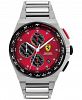 Ferrari Men's Chronograph Aspire Stainless Steel Bracelet Watch 44mm Women's Shoes