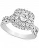 Diamond Multi-Halo Engagement Ring (1-3/4 ct. t. w. ) in 14k White Gold