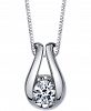 Sirena Diamond Horseshoe Pendant Necklace (1/5 ct. t. w. ) in 14k White Gold