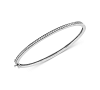 Lab Created Diamond Bangle Bracelet (1/2 ct. t. w. ) in Sterling Silver
