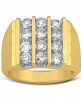 Men's Diamond Column Cluster Ring (2-1/2 ct. t. w. ) in 10k Gold