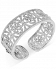 Diamond Filigree Openwork Cuff Bracelet (1/2 ct. t. w. ) in Sterling Silver