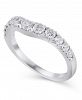 Certified Diamond (3/4 ct. t. w. ) Contour Band in 14K White Gold