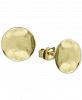 Argento Vivo Hammered Stud Earrings in Gold-Plated Sterling Silver