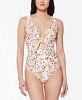 Jessica Simpson Summer Dreaming Tie-Front One-Piece Swimsuit Women's Swimsuit