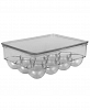 Hds Trading 12 Egg Plastic Holder with Lid