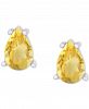 Citrine Pear-Cut Stud Earrings (1-3/4 ct. t. w. ) in Sterling Silver