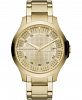 Men's Gold-Tone Stainless Steel Bracelet Watch 46mm