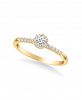 Diamond Engagement Ring (3/8 ct. t. w. ) in 14k Yellow, White or Rose Gold
