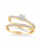 Diamond Bridal Set (1/2 ct. t. w. ) in 14k Gold, White Gold or Rose Gold