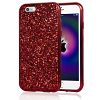 Navor Slim Fit Protective Bumper Shockproof Shiny Glitter Case for iPhone 6 [4.7 Inch] - Red