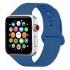 Navor Replacement Sport Soft Silicone Strap Band Compatible with Apple Watch 42mm [Series 1, 2, 3] - Blue
