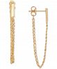 Chain Drop Earrings in 10k Gold