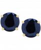 Sapphire Solitaire Stud Earrings (1-1/5 ct. t. w. ) in 14k Gold (Also in Emerald & Ruby)