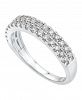 Certified Diamond Multi-Row Band (3/4 ct. t. w. ) in 14k White Gold