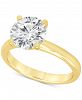 Badgley Mischka Certified Lab Grown Diamond Solitaire Engagement Ring (3 ct. t. w. ) in 14k Gold