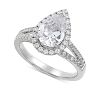 Grown With Love Igi Certified Lab Grown Diamond Pear Engagement Ring (2 ct. t. w. ) in 14k White Gold