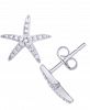Diamond 1/5 ct. t. w. Starfish Stud Earrings in Sterling Silver