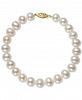 Belle de Mer Cultured Freshwater Pearl Bracelet (7-1/2mm) in 14k Gold
