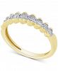 Diamond Scalloped Band (1/5 ct. t. w. ) in 10k Gold