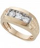 Men's Diamond Trinity Ring (1 ct. t. w. ) in 10K Gold