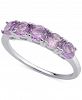 Amethyst Five Stone Band (2-1/10 ct. t. w. ) in Sterling Silver