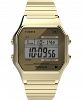 Timex Boutique Unisex Lab Archive Gold-Tone Stainless Steel Bracelet Watch 34mm