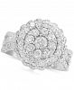 Rock Candy by Effy Diamond Halo Cluster Ring (1-1/3 ct. t. w. ) in 14k White Gold