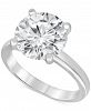 Badgley Mischka Certified Lab Grown Diamond Solitaire Engagement Ring (5 ct. t. w. ) in 14k White Gold