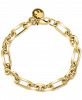 Effy Men's Open Link Bracelet in 14k Gold-Plated Sterling Silver
