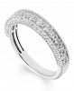 Certified Diamond (1/2 ct. t. w. ) Engraved Band in 14k White Gold