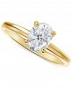 Portfolio by De Beers Forevermark Diamond Solitaire Oval-Cut Diamond Engagement Ring (1/2 ct. t. w. ) in 14k Gold