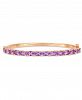 Amethyst (6 ct. t. w. ) Bangle in 18k Rose Gold over Sterling Silver