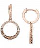 Le Vian Diamond Ombre Dangle Hoop Earrings (1-1/3 ct. t. w. ) in 14k Rose Gold
