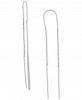 Giani Bernini Polished Bar Threader Earrings in Sterling Silver, Created for Macy's