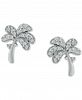 Giani Bernini Cubic Zirconia Palm Tree Stud Earrings in Sterling Silver, Created for Macy's
