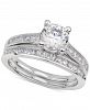 Gia Certified Diamond Bridal Set (1-1/2 ct. t. w. ) in 14k White Gold