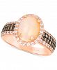 Le Vian Neopolitan Opal (1-1/5 ct. t. w. ) & Diamond (5/8 ct. t. w. ) Ring in 14k Rose Gold