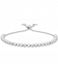 Giani Bernini Polished Bead Bolo Bracelet in Sterling Silver, Created for Macy's