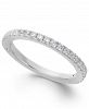 Diamond Wedding Band by Marchesa in 18k White Gold (3/8 ct. t. w. ), Created for Macy's