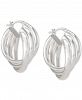 Triple Oval Hoop Earrings in Sterling Silver