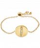 Diamond Circle Bolo Bracelet (1/8 ct. t. w. ) in 18k Gold-Plated Sterling Silver